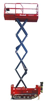 رافعة مقصية بعجلات مجنزرة (زاحفة)، XE-CT