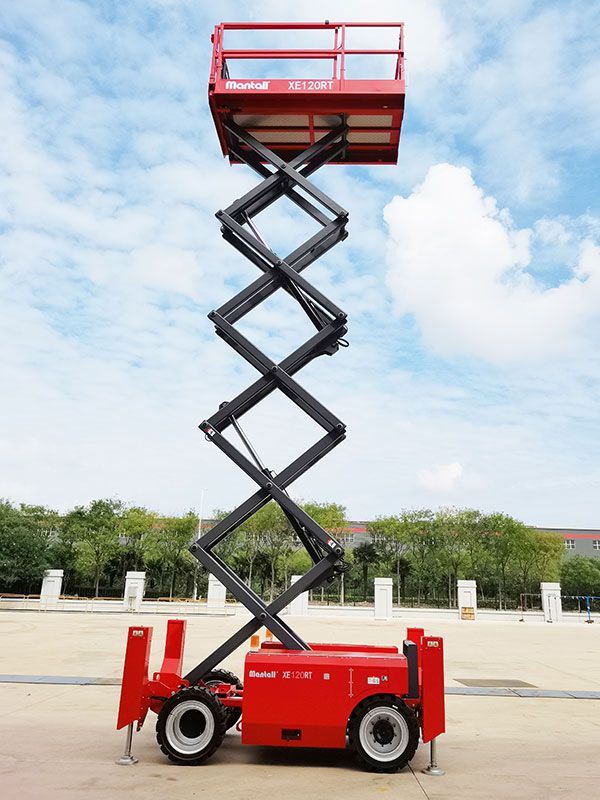 رافعة مقصية سيزر لفت متحركة ذاتية الدفع، XE-RT