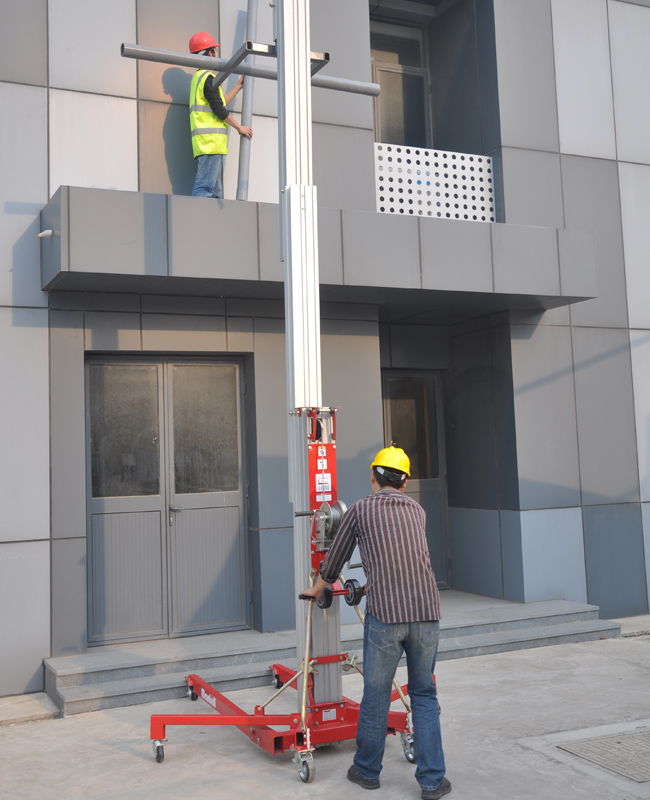 رافعة مواد عمودية بتشغيل يدوي، SML